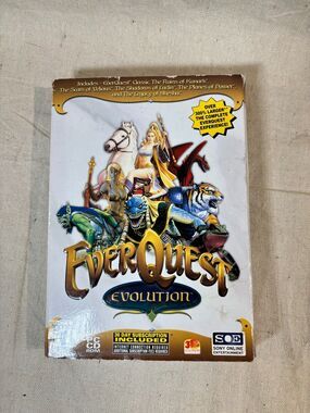 EVERQUEST: Evolution with maps and ephemera CDs in good condition rip in box